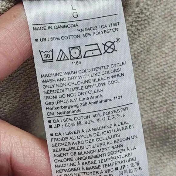 Banana Republic Men's Shawl neck pullover Sweater Size L‎ Cotton Blend - Picture 6 of 7